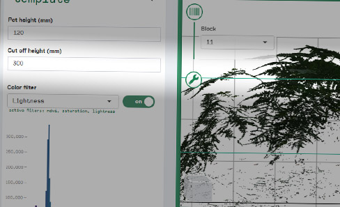 Cut off height for 3D Plant files